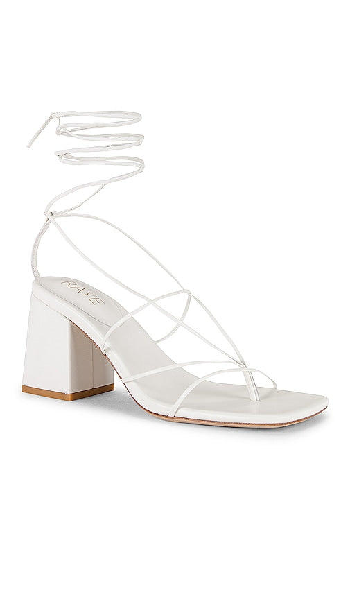 RAYE Reeves Heel in White