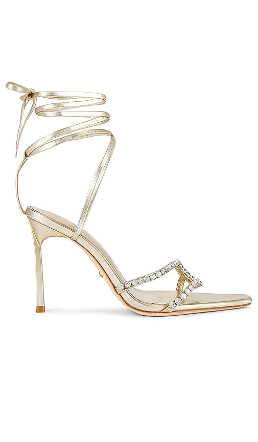 RAYE Revik Heel in Metallic Gold - Talon RAYE Revik en or métallisé - RAYE Revik 金属金色高跟鞋 - RAYE Revik-Absatz in Metallic-Gold - RAYE Revik 힐 메탈릭 골드 소재 - Tacco RAYE Revik in oro metallizzato