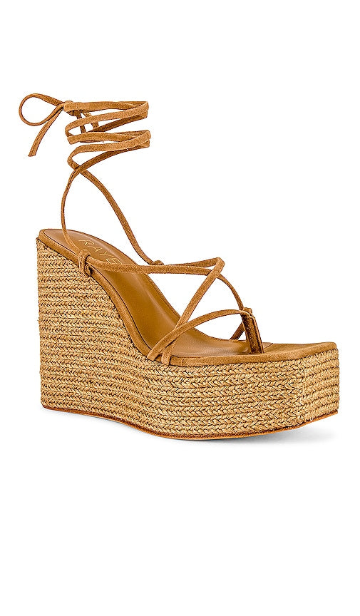 RAYE Saige Wedge in Tan