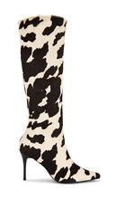 RAYE Shiri Boot in Brown | Cow Hair Calf Knee-High Boots for Women
