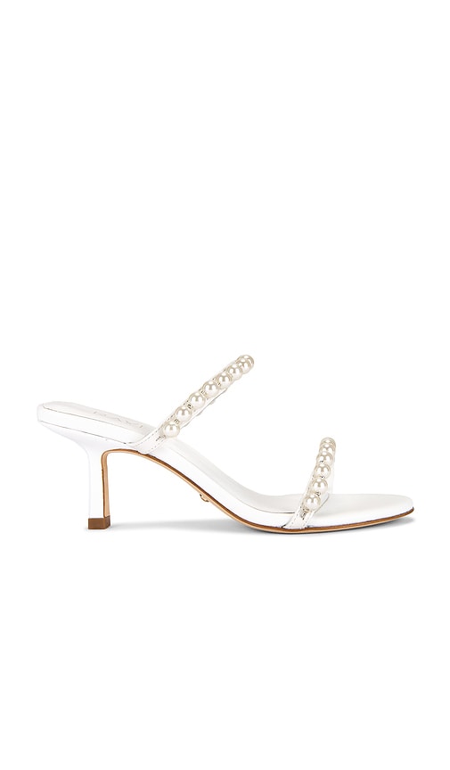 RAYE Soren Sandal in White | White Heeled Sandals for Women