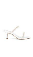 RAYE Soren Sandal in White | White Heeled Sandals for Women