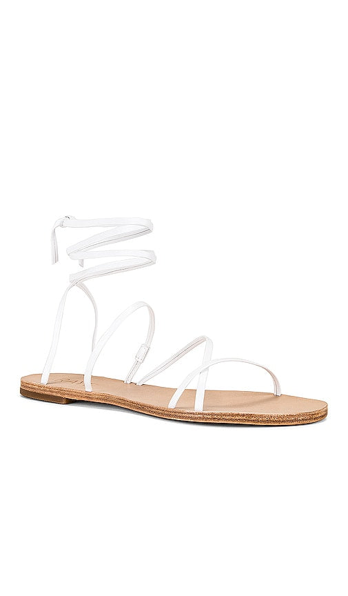 RAYE Tied up Sandal in White