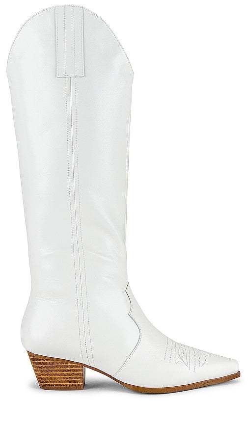 RAYE Topaz Boot in White - Botte RAYE Topaz en blanc - RAYE 黄玉白色靴子 - RAYE Topaz Stiefel in Weiß - RAYE 토파즈 부츠 화이트 색상 - Stivale RAYE Topaz in bianco