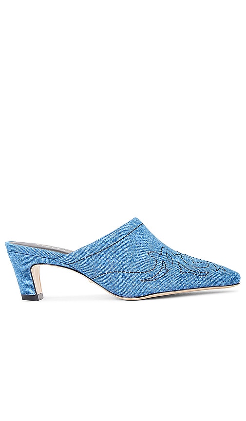 RAYE Valentina Mule in Blue - RAYE Valentina Mule en Bleu - RAYE Valentina 蓝色穆勒鞋 - RAYE Valentina Mule in Blau - RAYE Valentina 뮬 블루 색상 - RAYE Valentina Mule in blu