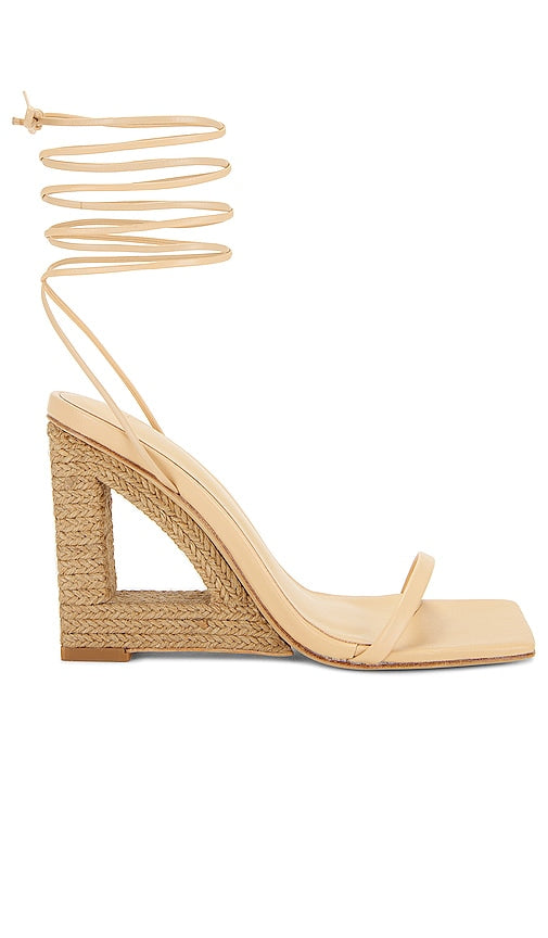 RAYE Vega Wedge in Nude - Coin compensé RAYE Vega en nu - RAYE Vega 楔形裸体 - RAYE Vega Wedge in Nude - RAYE 베가 웨지 in 누드 - Zeppa RAYE Vega nuda