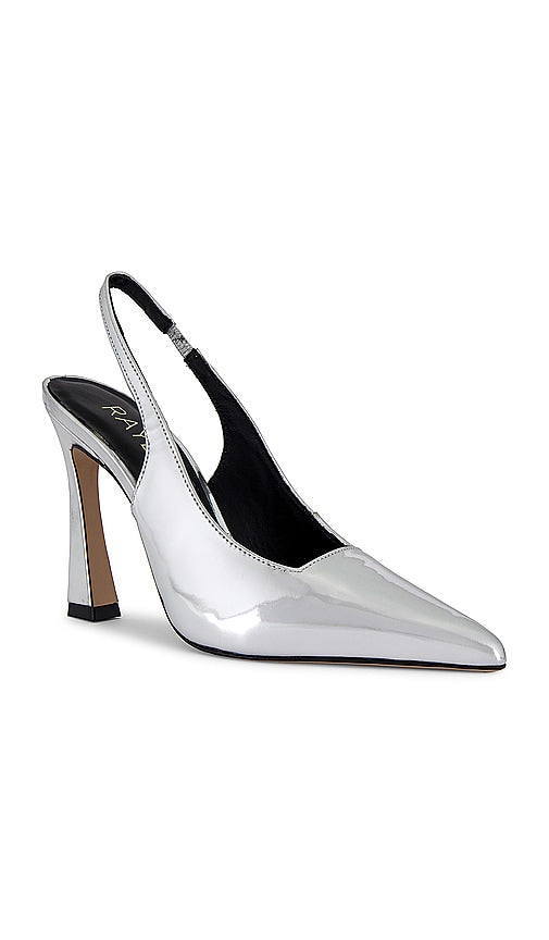 RAYE Vera Heel in Metallic Silver