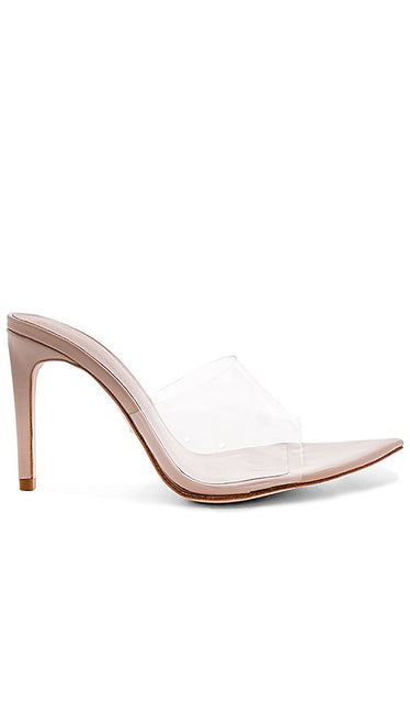 RAYE Oliver Heel in Beige | Nude Open Toe Heels for Women