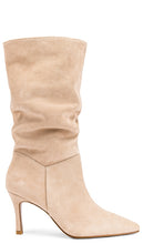 RAYE Perla Boot in Beige | Nude Heeled Boots for Women