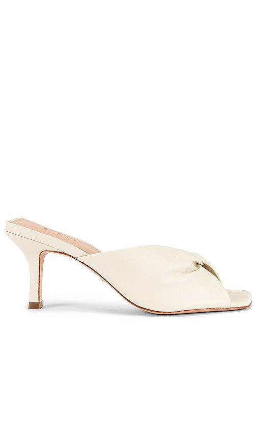 RAYE Dane Heel in Cream | Bone White Open Toe Heels for Women