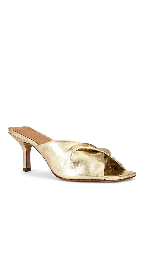 RAYE Dane Heel in Metallic Gold