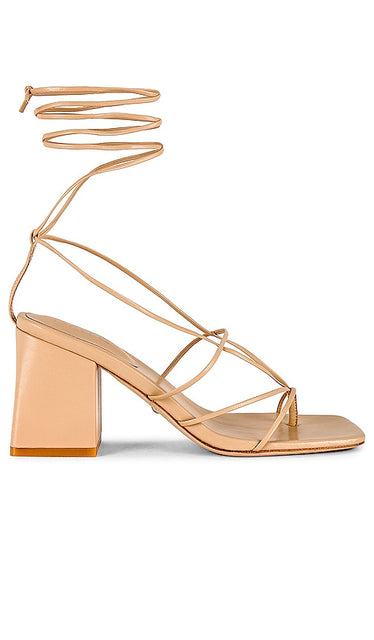 RAYE Reeves Heel in Nude | Nude Heeled Sandals for Women