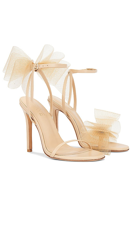 RAYE Bubbly Heel in Nude | Nude Heeled Sandals for Women
