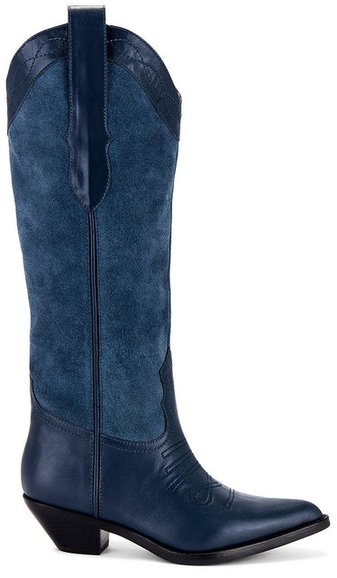 RAYE Cody Boot in Blue | Blue Knee-High Boots for Women