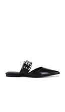 RAYE Anat Flat in Black | Black Mules for Women