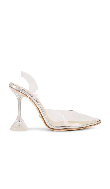 RAYE Blaze Pump in Neutral | Clear Pump Heels for Women