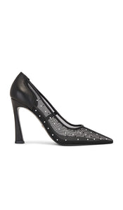 RAYE Hera Pump in Black | Black Mesh Pump Heels for Women