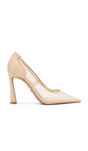 RAYE Hera Pump in Nude | Nude Rhinestone Pump Heels for Women