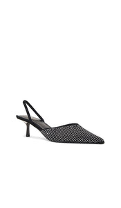 RAYE Hans Rhinestone Heel in Black
