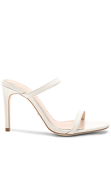 RAYE Nina Heel in White | White Open Toe Heels for Women