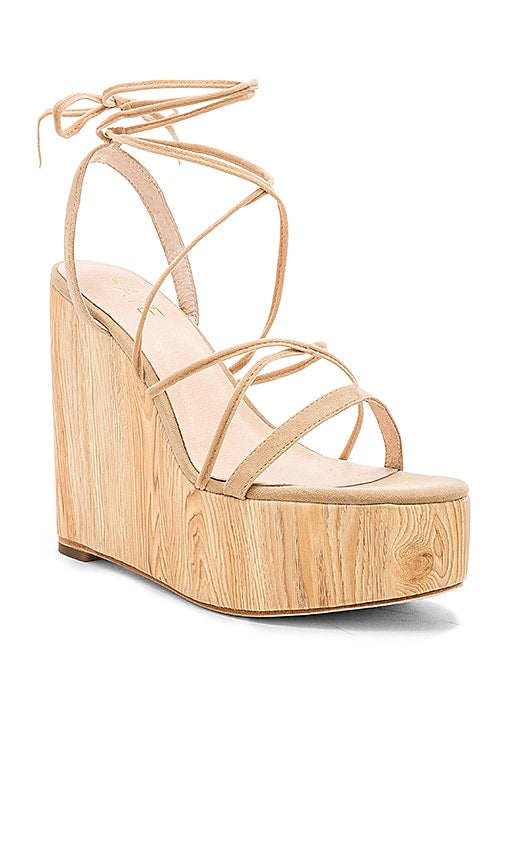 RAYE Wren Wedge in Tan