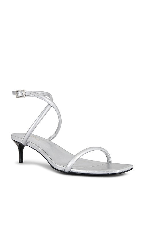 RAYE Zaha Sandal in Metallic Silver