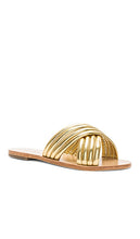 RAYE Ziggy Sandal in Metallic Gold