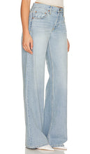 RE/DONE Mid Rise Wide Leg in Blue