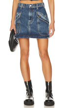RE/DONE Orginal Racer Mini Skirt in Blue - RE/DONE Mini-jupe originale Racer en bleu - RE/DONE 蓝色原创赛车迷你裙 - RE/DONE Orginal Racer Minirock in Blau - RE/DONE Orginal Racer 미니 스커트 in 블루 - RE/DONE Minigonna da corsa originale in blu