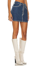 RE/DONE Originals 90s Mini Skirt in Denim-Dark