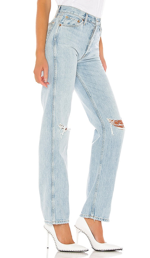 RE/DONE Originals High Rise Loose in Blue