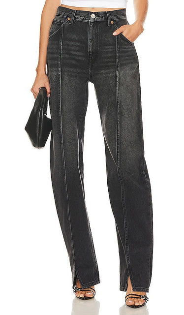 RE/DONE Originals Tailored in Black - RE/DONE Originals adaptés en noir - RE/DONE Originals 黑色定制 - RE/DONE Originals maßgeschneidert in Schwarz - RE/DONE 오리지널 테일러드 인 블랙 - RE/DONE Originali su misura in nero