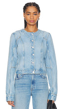 RE/DONE Seamed Tailored Jacket in Denim-Light