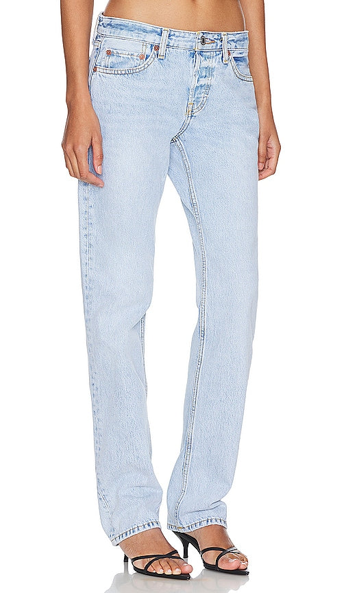 RE/DONE X Pam Anderson The Anderson in Denim-Light