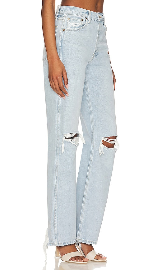 RE/DONE Originals 90s High Rise Loose in Blue