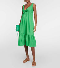 REDValentino Cotton-blend poplin midi dress