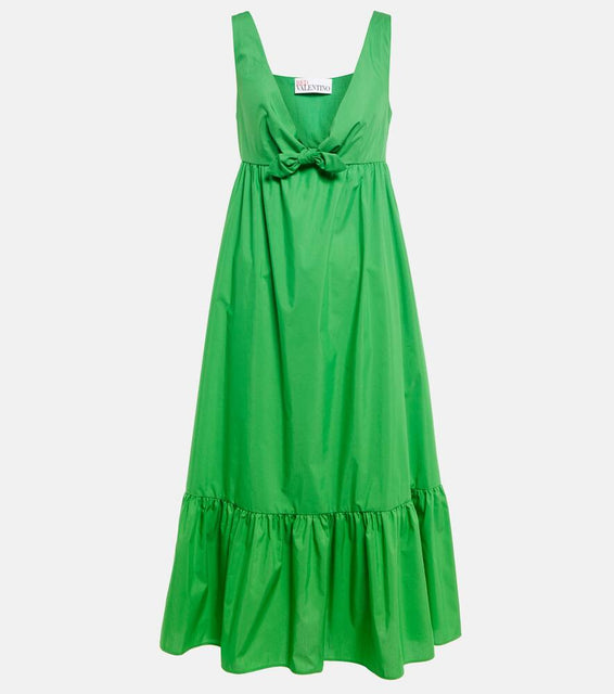 REDValentino Cotton-blend poplin midi dress