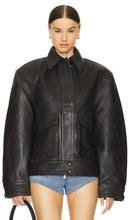 REMAIN Bomber Jacket in Brown