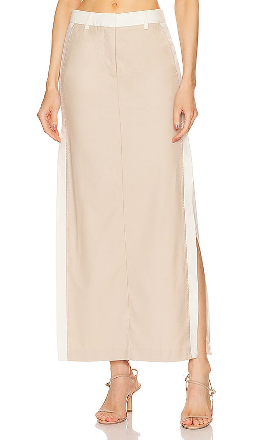 REMAIN Maxi Skirt in Beige - Jupe longue REMAIN en beige - REMAIN 米色长裙 - REMAIN Maxirock in Beige - REMAIN 맥시 스커트 베이지 색상 - REMAIN Gonna lunga in beige