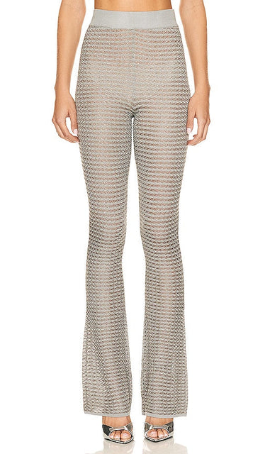 REMAIN Slim Knit Pants in Grey - Pantalon slim en maille REMAIN en gris - REMAIN 灰色修身针织裤 - REMAIN Slim-Strickhose in Grau - REMAIN 슬림 니트 팬츠그레이 색상 - REMAIN Pantaloni slim in maglia in grigio