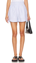 REMAIN Wide Shorts in Blue - Short large REMAIN en bleu - REMAIN 蓝色宽短裤 - Weite Shorts von REMAIN in Blau - REMAIN 와이드 쇼츠 블루 색상 - REMAIN Pantaloncini larghi in blu
