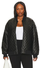 REMI x REVOLVE Ellen Quilted Bomber Jacket in Black