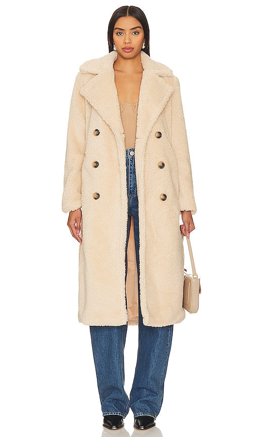 REMI x REVOLVE Ricky Coat in Cream