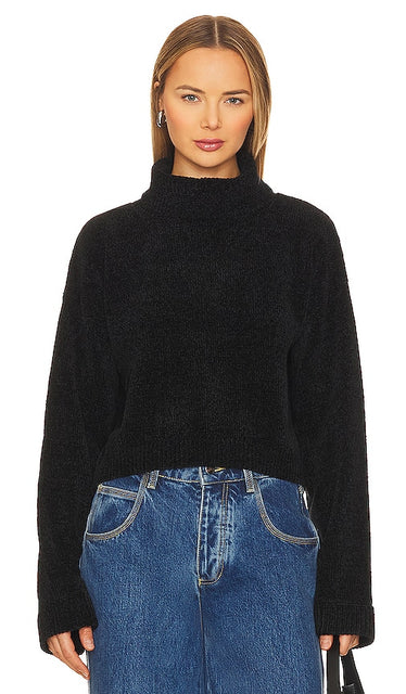 RE ONA Slouchy Sweater in Black - RE ONA Pull ample en noir - RE ONA 黑色休闲毛衣 - RE ONA Slouchy Pullover in Schwarz - RE ONA 슬러치 스웨터블랙 색상 - RE ONA Maglione slouchy in nero