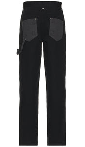 REPRESENT Embossed Utility Pants in Black