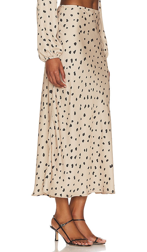 RESA Isla Slip Skirt in Beige