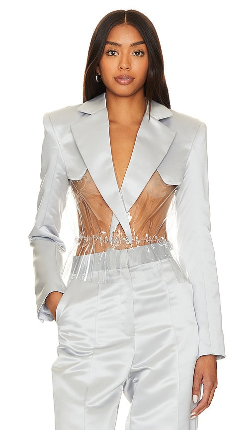 REVOLVE x Paatiff The Invisiblazer in Grey - REVOLVE x Paatiff The Invisiblazer en gris - REVOLVE x Paatiff 灰色 Invisiblazer - REVOLVE x Paatiff Der Invisiblazer in Grau - REVOLVE x Paatiff The Invisiblazer 그레이 색상 - REVOLVE x Paatiff L'Invisiblazer in grigio