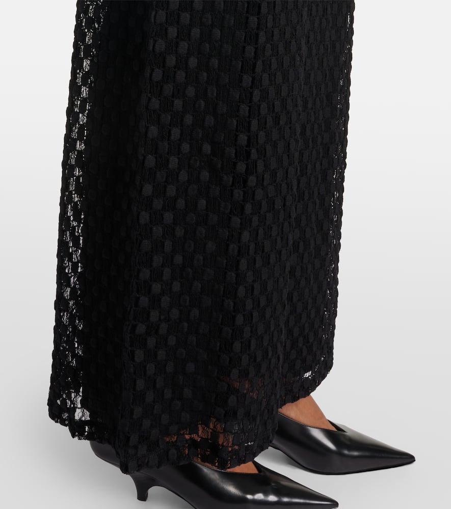 R√É¬≥he Cotton-blend lace maxi dress