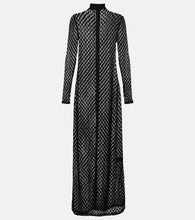 R√É¬≥he Cotton-blend lace maxi dress