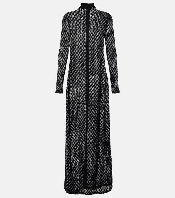 R√É¬≥he Cotton-blend lace maxi dress